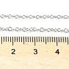 Tarnish Resistant 304 Stainless Steel Cable Chain Necklaces STAS-O037-120P-2