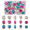 30Pcs 15 Style Sew on Rhinestone GLAA-TA0001-22-2