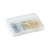 40Pcs 2 Colors 304 Stainless Steel Leverback Earring Findings STAS-FS0001-72-6