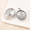 304 Stainless Steel Stud Earrings EJEW-G457-04A-P-2