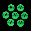 Luminous Frosted Acrylic Beads FACR-T008-02V-3