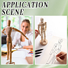 Olycraft Unfinished Blank Wooden Puppet DIY-OC0002-26-7