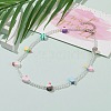 Colorful Polymer Clay Food Kids Beaded Necklaces NJEW-JN03289-4