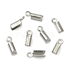 Tarnish Resistant 304 Stainless Steel Folding Crimp Ends LS-X-STAS-R063-28-1
