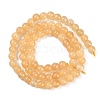 Natural Yellow Calcite Beads Strands G-B125-D01-01-3