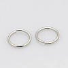 Tarnish Resistant 304 Stainless Steel Saw Cut Open Jump Rings STAS-N015-04-10x0.8mm-1