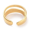 304 Stainless Steel Open Cuff Rings for Women RJEW-K273-15G-3