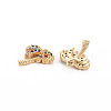 Brass Micro Pave Colorful Cubic Zirconia Charms KK-S356-469-NF-2