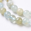 Natural Aquamarine Beads Strands G-G802-02B-3