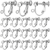 SUNNYCLUE 40Pcs Brass Screw Clip Earring Converter KK-SC0004-68P-1