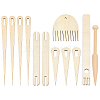 WADORN Wood Hand Loom Stick Set DIY-WR0004-19-1