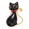 Cat Enamel Pin JEWB-E013-10G-1