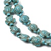 Synthetic Turquoise Beads Strands G-E456-35D-8x10mm-03-3