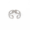 Non-Tarnish 304 Stainless Steel Hollow Open Cuff Ring for Women RJEW-S405-223P-2