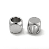 Non-Tarnish 201 Stainless Steel Cube Beads STAS-P319-11A-P-1