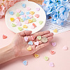 60Pcs 6 Colors Resin Cabochons Accessories RESI-YS0001-03-5