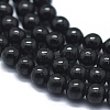 Natural Black Spinel Beads Strands G-D0013-83-3