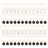 24Pcs 24 Style Alloy Enamel Wine Glass Charms AJEW-TAC00005-13