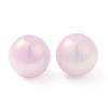 Iridescent Opaque Resin Beads RESI-Z015-01B-06-1