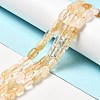 Heated Natural Citrine Beads Strands G-G980-23-2