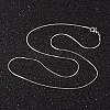 Non-Tarnish 304 Stainless Steel Snake Chain Necklaces X-NJEW-O096-16-2