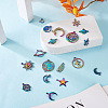 38Pcs 19 Style Alloy Charms FIND-KS0001-24-6