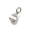 Brass Micro Pave Cubic Zirconia Charms KK-P295-33P-2