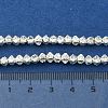 Electroplated Natural Lava Rock Beads Strands G-I360-R01-04-4