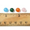 64Pcs 4 Colors Round Imitation Cat Eye Resin Beads RESI-FS0001-66C-5