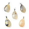 Natural Banded Agate Pendants GG-K002-09S-1