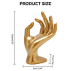 Resin Mannequin Hand Jewelry Display Holder Stands RDIS-WH0009-015-2