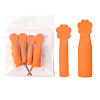 2Pcs Paw Print Silicone Knitting Needle Point Protectors PW-WG83120-02-1