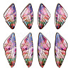 Transparent Resin Wing Pendants Set RESI-TAC0021-01C-1