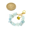 Natural Aquamarine  Pendant Decoration HJEW-JM02900-03-3