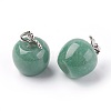 Natural Green Aventurine Pendants G-E513-A04-1