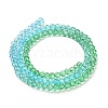 Transparent Painted Glass Beads Strands DGLA-A034-T3mm-A17-5