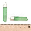 Natural Quartz Crystal Pointed Pendants G-P253-03S-12-3