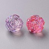 Transparent Acrylic Beads TACR-S154-31C-2