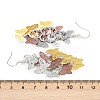 430 Stainless Steel Butterfly Dangle Earrings EJEW-A137-05P-03-5