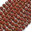 Natural Red Jasper Beads Strands G-K389-E76-01-1