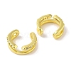 Brass Cuff Earrings EJEW-I305-49G-2
