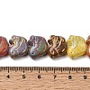 Painted Glass Beads Strands GLAA-Z021-10-4