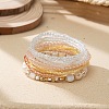 Bohemian Glass Beaded Stretch Bracelet Sets AE2349-7-1