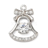 Brass Micro Pave Cubic Zirconia Pendants LS-KK-H521-02C-P-1