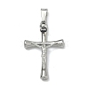 304 Stainless Steel Pendants X-STAS-F336-18P-02-1
