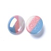 Opaque Glass Cabochons GGLA-S038-07C-8x10-3