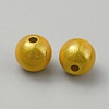 Matte Spray Painted Acrylic Beads OACR-TAC0001-13G-2