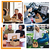40Pcs Coffee Cup Paper Bags with Hole Handles ABAG-WA0001-02-6