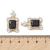 Brass Micro Pave Cubic Zirconia Pendants FIND-C047-10KCG-01-3