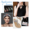 200Pcs 2 Colors Iron Rhinestones Cabochons FIND-WR0012-35-5